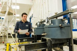 Mise en place d'un nouvelle essai de perméabilité des geosynthétiques bentonitiques