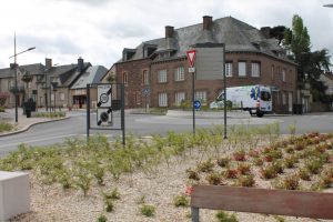 Chantier : Contrôle extérieur d’enrobés au centre-ville de Montauban-de-Bretagne