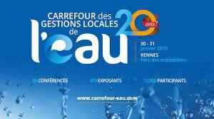 Affiche Carrefour des Gestions Locales de l'EAU 2019 à Rennes