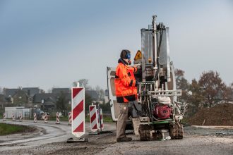 Essai au pénétromètre lourd pour le contrôle de compactage